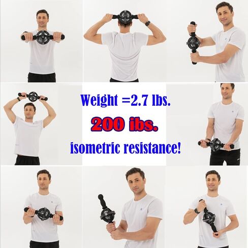 ACELETE Arm Ball Core Trainer Arm Strengthener Gyro Ball Arm Exercise Gyroscope Ball Forearm Ball Forearm Exerciser with LED Light in Saudi Arabia