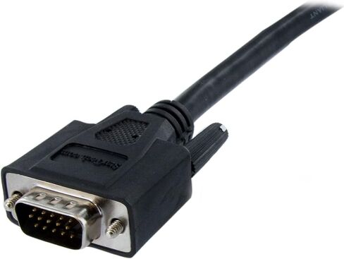 StarTech 10ft DVI to VGA Display Monitor Cable (DVIVGAMM10) | DVI to VGA connector, DVI-A (M) to HD-15 (M) analog video, DVI to VGA converter in Kuwait