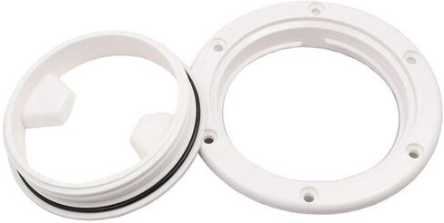 6 Inch White Boat Hatch Round Non-Slip Inspection Hatch for Marine Boat Yacht Truck RV in Saudi Arabia