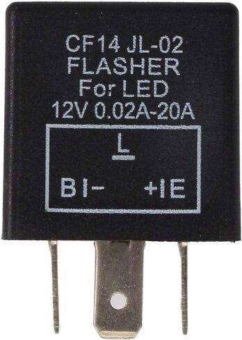 XtremeAmazing 3 Pin CF14 EP35 مرحل ومضي إلكتروني للسيارة سيارة LED بدوره إشارة مصابيح كهربائية فرط وميض فلاش فيكس in Kuwait