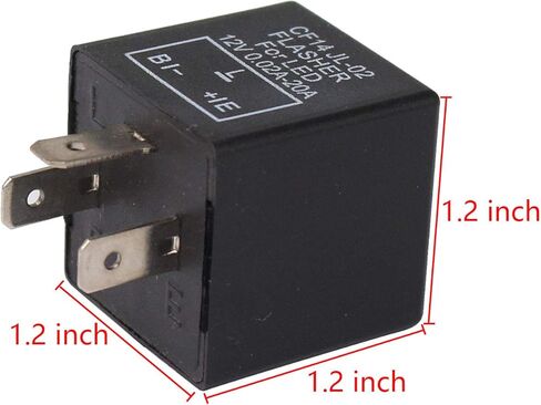 XtremeAmazing 3 Pin CF14 EP35 مرحل ومضي إلكتروني للسيارة سيارة LED بدوره إشارة مصابيح كهربائية فرط وميض فلاش فيكس in Kuwait