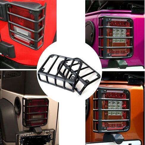 غطاء حماية خلفي أسود غير لامع من Bentolin متوافق مع 2007-2018 Jeep Wrangler JK 2018 Sahara JKU جديد - زوج in Saudi Arabia