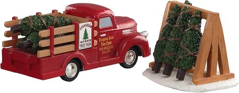 Lemax Village Collection Tree Delivery, Set of 2#93423 in Saudi Arabia