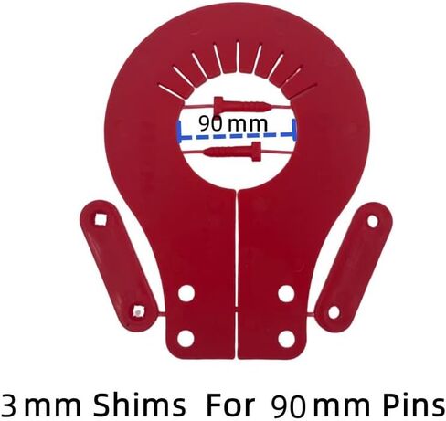 مجموعة أدوات الرقائق ذات دبوس الدلو 90 مم * 3 مم لـ Bobcat Deere Kubota Case CAT حفارة ورافعات in Kuwait