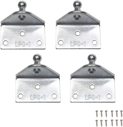 دعامة مسامير كروية 10 مم من Monrand مع دعامة من الفولاذ الخام، دعامة مسمار كروية لربيع الغاز (4 عبوات) in Kuwait