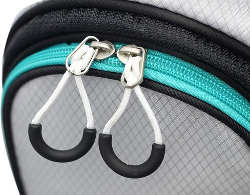 Majek Premium Ladies Black White Teal Pink Golf Bag in Saudi Arabia