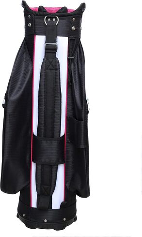 Majek Premium Ladies Black White Teal Pink Golf Bag in Saudi Arabia