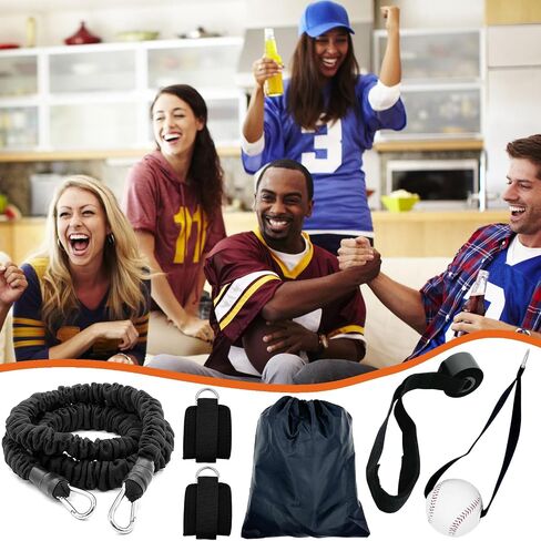 PLAYGOGYM مدرب مقاومة البيسبول، عصابات الذراع لأباريق البيسبول، مساعد تدريب لأباريق البيسبول البيسبول، مدرب رمي البيسبول، تقوية ذراعك وتعزيز أدائك in Kuwait