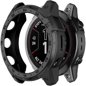 ISABAKE Case Cover Compatible with Garmin Fenix 7X/Fenix 7X Pro/EPIX Pro 51mm/Enduro 2/Tactix 7, Soft Anti Drop Replacement Protective Cases Smart Watch Accessories