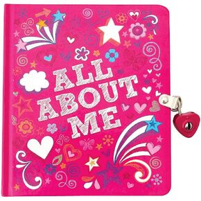 Playhouse Secrets and Dreams Lock & Key Lined Page Diary with Invisible Ink Pen for Kids