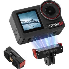 for DJI Magnetic Mount Adapter for Action 5 Pro Accessories, Quick Release Adapter Extension Base for DJI Osmo Action 5 Pro/4/3 Camera Accessories