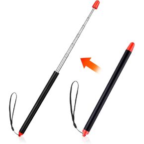 Bewudy Teaching Pointer Stick for Classroom, Telescopic Teachers Pointer, Metal Hand Retractable Pointer Finger Pointer Stick for Kindergarten Teacher Whiteboard Pointer