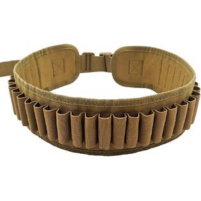Professional Waterproof Shotshell Holder 30 Rounds Nylon Belt Case Ammo Gauge Adjustable Shotgun Rounds Shoulder Bandolier Shotgun Ammo Belt 12 16 Gauge