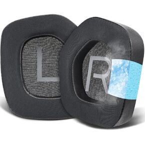 SOULWIT Cooling Gel Earpads Replacement for Alienware AW988 (AW 988) Wireless Gaming Headset, Ear Pads Cushions with Noise Isolation Foam - Black