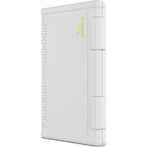 ONEONTA Premium Storage Case - Lightweight Holder Case - Airtight Container Holder Case - Portable Multipurpose Case, Holds up to 135mm, White