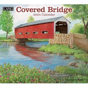 LANG Covered Bridge 2025 Wall Calendar (25991001908)