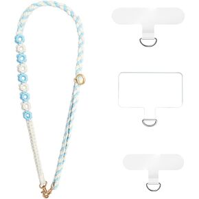 حبال هاتف قابلة للتعديل من PINKPIN مع 3 رقع حبل للهاتف، سلسلة حول الجسم للهاتف المحمول متوافقة مع معظم الهواتف الذكية in Kuwait