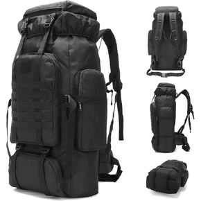 70L Hiking Backpack Military Tactical Camping Adjustable waterproof Climbing Sport Bags