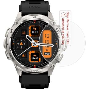 KOSPET Tempered Glass Screen Protector for TANK T3 Ultra Smart Watch, 1.43“ 9H Tempered Glass Film (2 PACK)