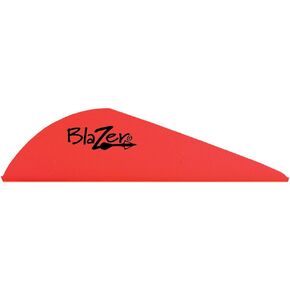 Bohning Blazer Vane (Pack of 36), Neon Red , 2"
