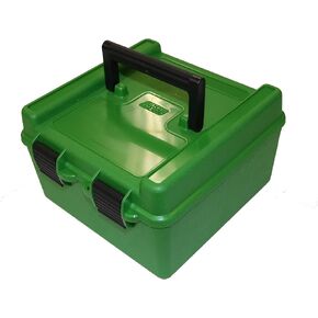 MTM R-100-MAG Deluxe 100 Round Rifle Ammo Box 300 WSM 375 Win Mag 7mm Rem Mag