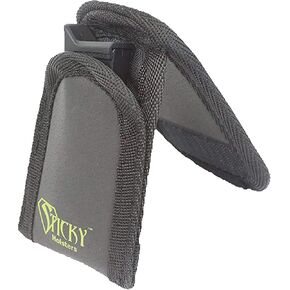 Sticky Holsters Mini Mag Pouch for Men and Women- Concealed Carry Magazine Holster for Extra Ammo and Accessories - Black - for IWB or Pocket Carry