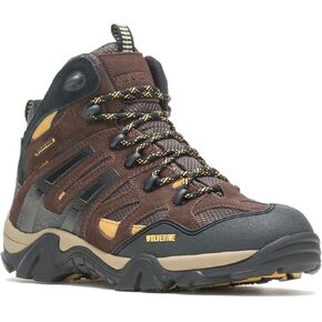 حذاء Wolverine Wilderness الرجالي المقاوم للماء للمشي لمسافات طويلة، بني داكن، 11 X-واسع in Kuwait
