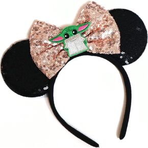 CLGIFT Ears, Black Mouse Ears, Darth Vader, Mickey Ears (BY)