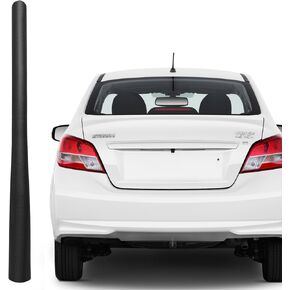 7 Inch Antenna for Mitsubishi Mirage (2015-2024), Mitsubishi Mirage G4 (2017-2024), Mitsubishi Mirage Antenna, Flexible Rubber Antenna Replacement Mast for Mitsubishi Mirage G4, Black