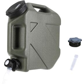 HiGropcore Water Container with Spigot - 2.6Gallon/3.2Gallon Water Jug Portable Camping Water Tank BPA Free - Emergency Water Storage for Camp Outdoor Hiking