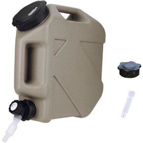 HiGropcore Water Container with Spigot - 2.6Gallon/3.2Gallon Water Jug Portable Camping Water Tank BPA Free - Emergency Water Storage for Camp Outdoor Hiking