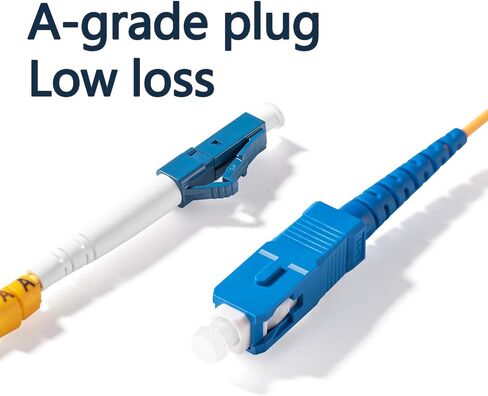 Fiber optic jumper LC-SC telecom grade fiber optic cable single-mode single core jumper square to square 2M extension cable in Saudi Arabia