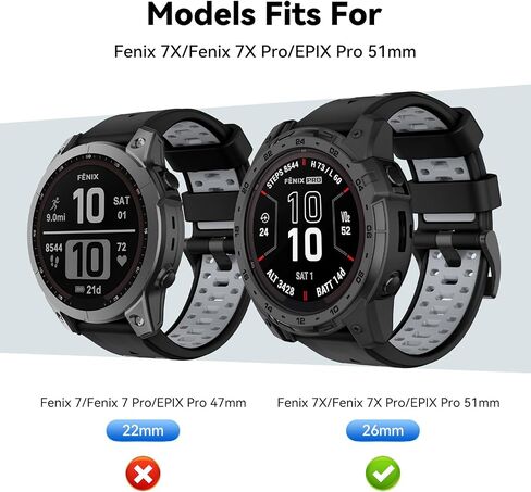 غطاء حافظة ISABAKE متوافق مع Garmin Fenix ​​7X/Fenix ​​7X Pro/EPIX Pro 51mm/Enduro 2/Tactix 7، حافظات حماية ناعمة مضادة للسقوط وملحقات الساعات الذكية in Saudi Arabia