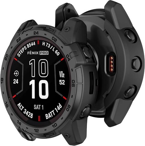 غطاء حافظة ISABAKE متوافق مع Garmin Fenix ​​7X/Fenix ​​7X Pro/EPIX Pro 51mm/Enduro 2/Tactix 7، حافظات حماية ناعمة مضادة للسقوط وملحقات الساعات الذكية in Saudi Arabia