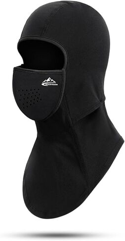 Magnemask Balaclava Face Mask with Magnetic Seams Windproof Winter Fleece Mask Face Cover for Skiing Hiking Cycling Snowboarding Motorcycle Black in Kuwait