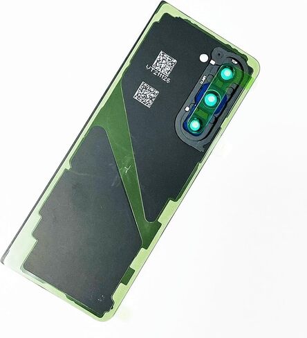 SLQ Z Fold 5 غطاء خلفي زجاجي مقاوم للماء مع عدسة زجاجية للكاميرا وأجزاء شريط بديلة لهاتف Samsung Galaxy Z Fold 5 5G جميع الموديلات + الأدوات (أسود فانتوم) in Saudi Arabia
