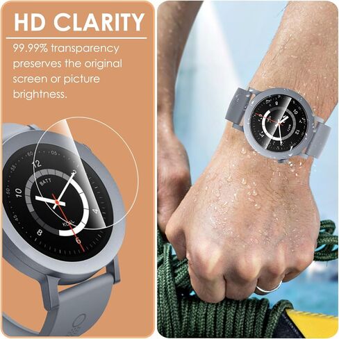واقي شاشة مكون من 6 قطع متوافق مع CMF By Nothing Watch Pro 2، [تغطية كاملة منحنية ثلاثية الأبعاد] استبدال واقي شاشة من الزجاج المقوى المضاد للخدش لـ CMF By Nothing Watch Pro 2 in Kuwait