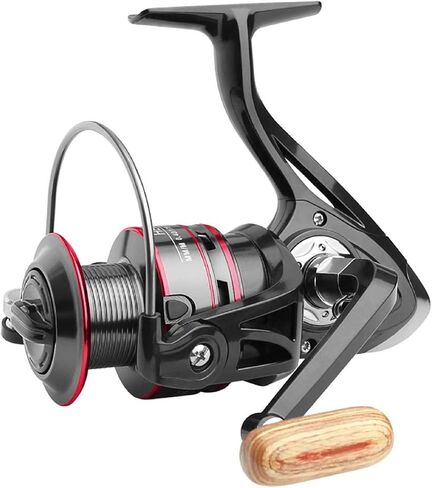 Fishing Reel,Open Face Fishing Reel,Ultra Smooth Powerful Spinning Reel with 5.2:1 Gear Ratio,CNC Alloy Wire Cup,Reversible Handle for Freshwater Saltwater (HB5000) in Saudi Arabia