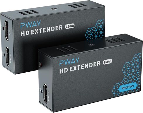 HDMI Extender Over IP, 500ft/150m Over Cat5e/6, One-to-Many Transmission Over Gigabit Ethernet Switch, Full HD 1080P@60Hz Video Expansion in Saudi Arabia