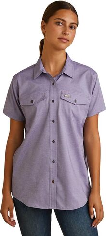 ARIAT Women's Rebar Made Tough Venttek Durastretch Work Shirt in Saudi Arabia