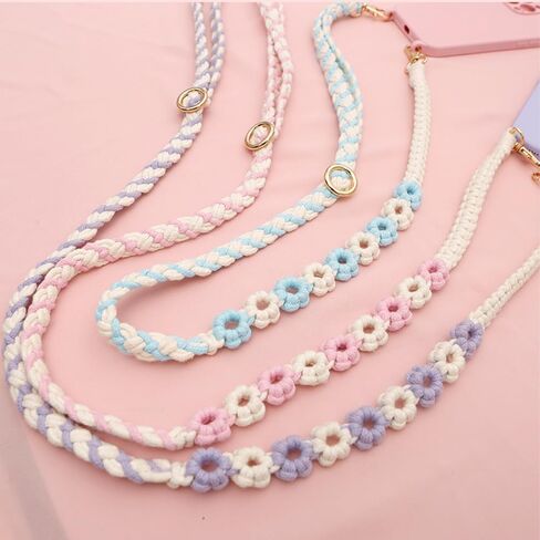 حبال هاتف قابلة للتعديل من PINKPIN مع 3 رقع حبل للهاتف، سلسلة حول الجسم للهاتف المحمول متوافقة مع معظم الهواتف الذكية in Kuwait