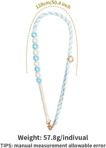 حبال هاتف قابلة للتعديل من PINKPIN مع 3 رقع حبل للهاتف، سلسلة حول الجسم للهاتف المحمول متوافقة مع معظم الهواتف الذكية in Kuwait