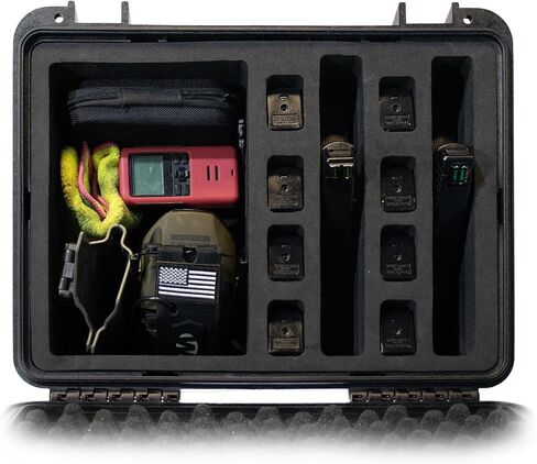 Versatile Pre-Cut Foam Tactical Pistol Case, Water& Shock Proof, TSA Approved, 16.1" x 13.5" x 8.0" in Saudi Arabia