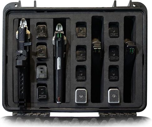Versatile Pre-Cut Foam Tactical Pistol Case, Water& Shock Proof, TSA Approved, 16.1" x 13.5" x 8.0" in Saudi Arabia