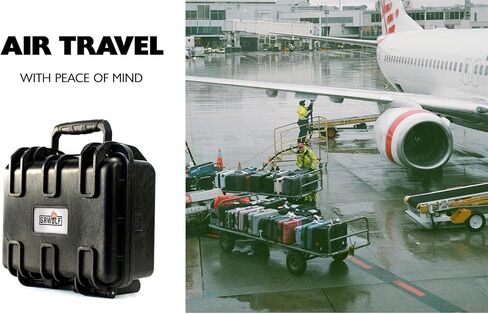 Versatile Pre-Cut Foam Tactical Pistol Case, Water& Shock Proof, TSA Approved, 16.1" x 13.5" x 8.0" in Saudi Arabia