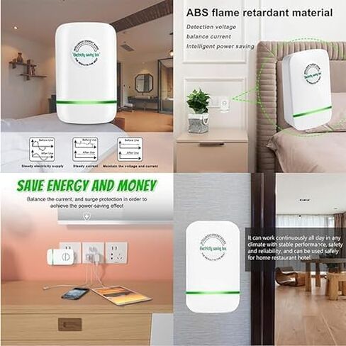 Energy Saving Device Electricity Saving Box Elon-Musker Energy Saving Device Professional 2024 New Watt Stop with Surge Protector Saver Electricity Saving Box Stable Voltage Plug 90v-250v 30kw in Saudi Arabia