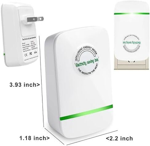 Energy Saving Device Electricity Saving Box Elon-Musker Energy Saving Device Professional 2024 New Watt Stop with Surge Protector Saver Electricity Saving Box Stable Voltage Plug 90v-250v 30kw in Saudi Arabia