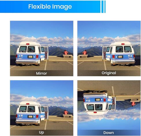 كاميرا احتياطية لاسلكية AUTO-VOX W7PRO للشاحنة، تدعم قناتين فيديو، كاميرا خلفية مع جهاز إرسال مدمج in Kuwait