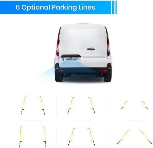 كاميرا احتياطية لاسلكية AUTO-VOX W7PRO للشاحنة، تدعم قناتين فيديو، كاميرا خلفية مع جهاز إرسال مدمج in Kuwait