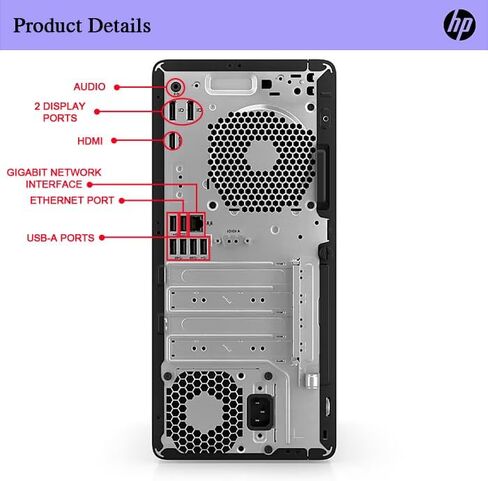 HP Elite 600 G9 Tower Business Desktop, Intel 16-Core i7-13700 up to 5.2GHz vPro, RJ-45, Wired Keyboard & Mouse, Windows 11 Pro (16GB RAM | 1TB SSD) in Saudi Arabia